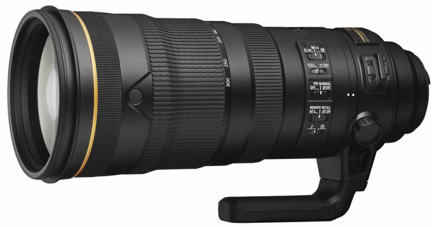 AF-S NIKKOR 120-300mm f 2.8E FL ED SR VR angle1